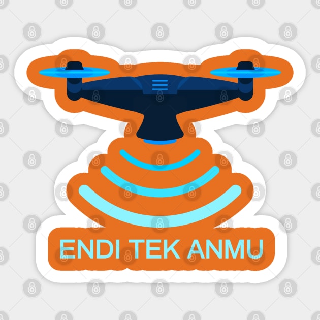 Drone endi Sticker by Droneiki